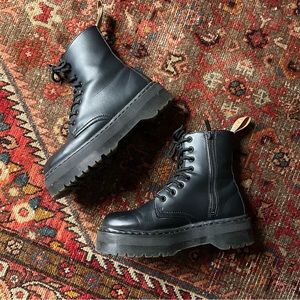 Black Platform Doc Marten Vegan Jadon II